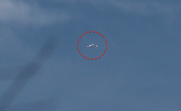 Two UFO following Plane over Sweden